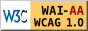 Icono de conformidad con el Nivel Doble-A,de las Directrices de Accesibilidad para el Contenido Web 1.0 del W3C-WAI